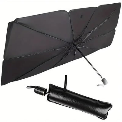 Denx Portable Car Umbrella | Foldable Sunshade Cover for UV Protection, Heat Resistance & All-Weather Protection
