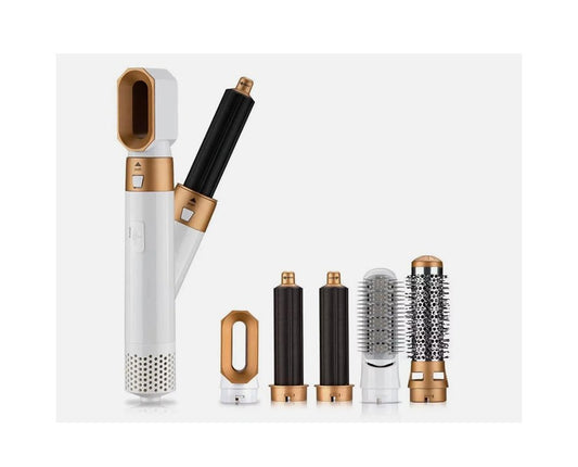 5-in-1 Hair Styling Brush – Multi-Function Blow Dryer & Curler