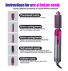 Luxury 5-in-1 Hot Air Brush & Hair Curler Set