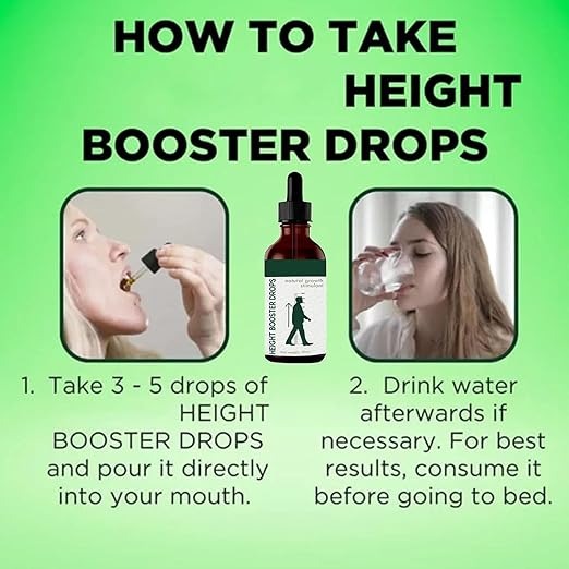 Height Enhancement Drops 30ml – Easy Daily Liquid Formula