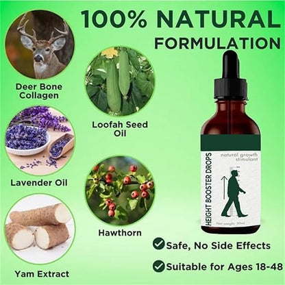 Height Enhancement Drops 30ml – Easy Daily Liquid Formula