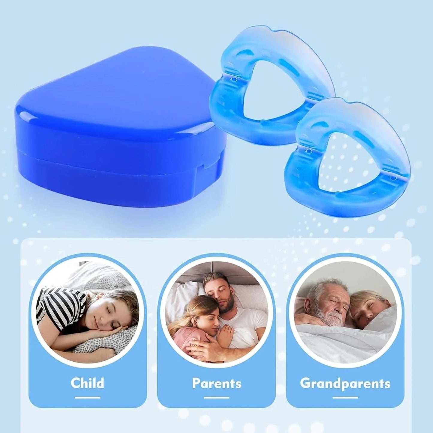 Adjustable Anti Snoring Mouthpiece – Comfortable Sleep Improvement Device
