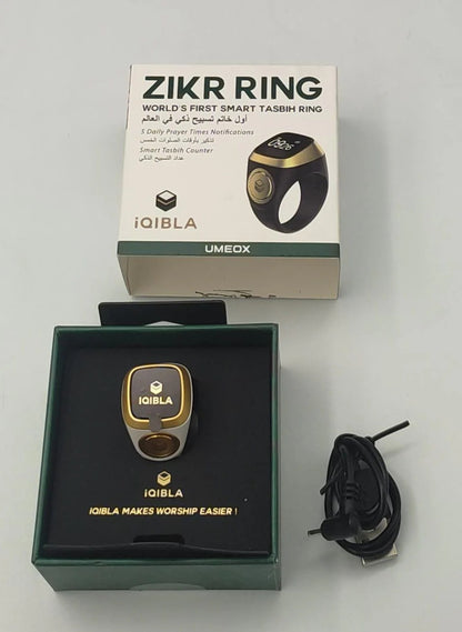 Premium Smart Zikr Ring – Islamic Prayer & Tasbeeh Tracker