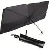 Denx Portable Car Umbrella | Foldable Sunshade Cover for UV Protection, Heat Resistance & All-Weather Protection