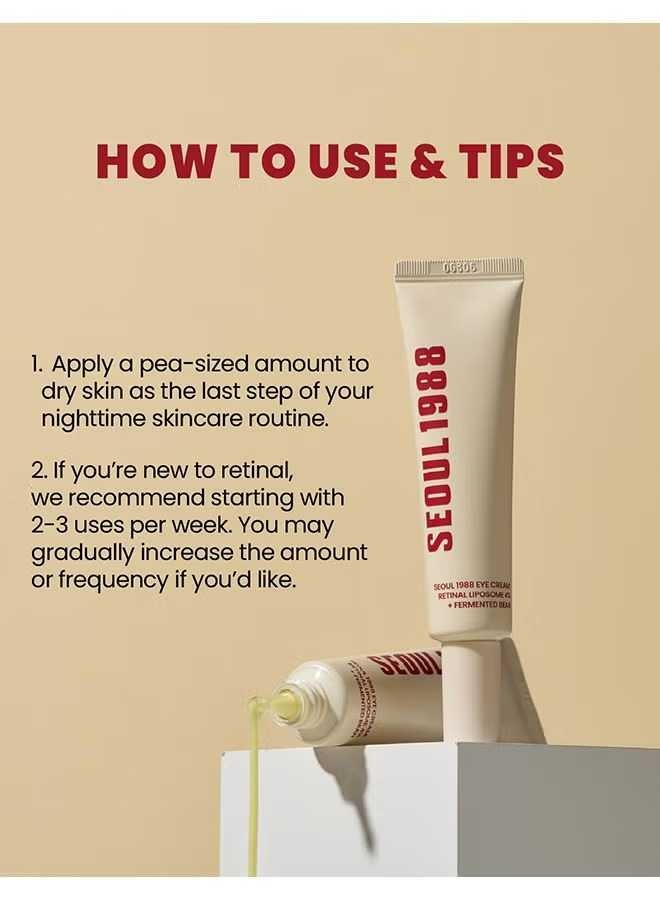 SEOUL 1988 Eye Cream – Anti-Aging Eye Care for Dark Circles & Wrinkles