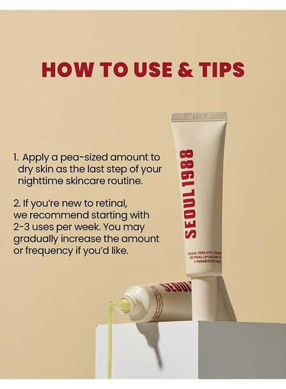 SEOUL 1988 Eye Cream – Anti-Aging Eye Care for Dark Circles & Wrinkles