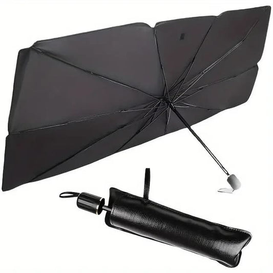 Denx Portable Car Umbrella | Foldable Sunshade Cover for UV Protection, Heat Resistance & All-Weather Protection