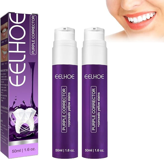 Purple Teeth Whitening Toothpaste – Enamel Safe Daily Whitening